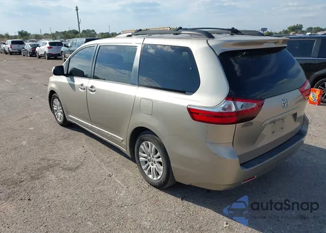 2015 Toyota Sienna Xle 8 Passenger из США, поврежденный, VIN 5TDYK3DC3FS661711